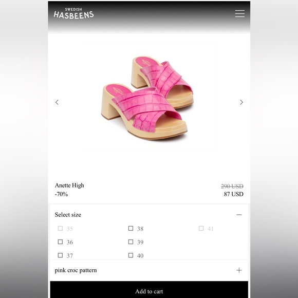 Not for sale! Swedish Hasbeens Merci Anette Pink Heel 🌿 NFS PSA - Picture 4 of 5